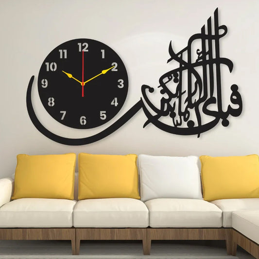 Fabi Aie Ala 3D Wooden Wall Clock, New Creative Wooden Wall Art